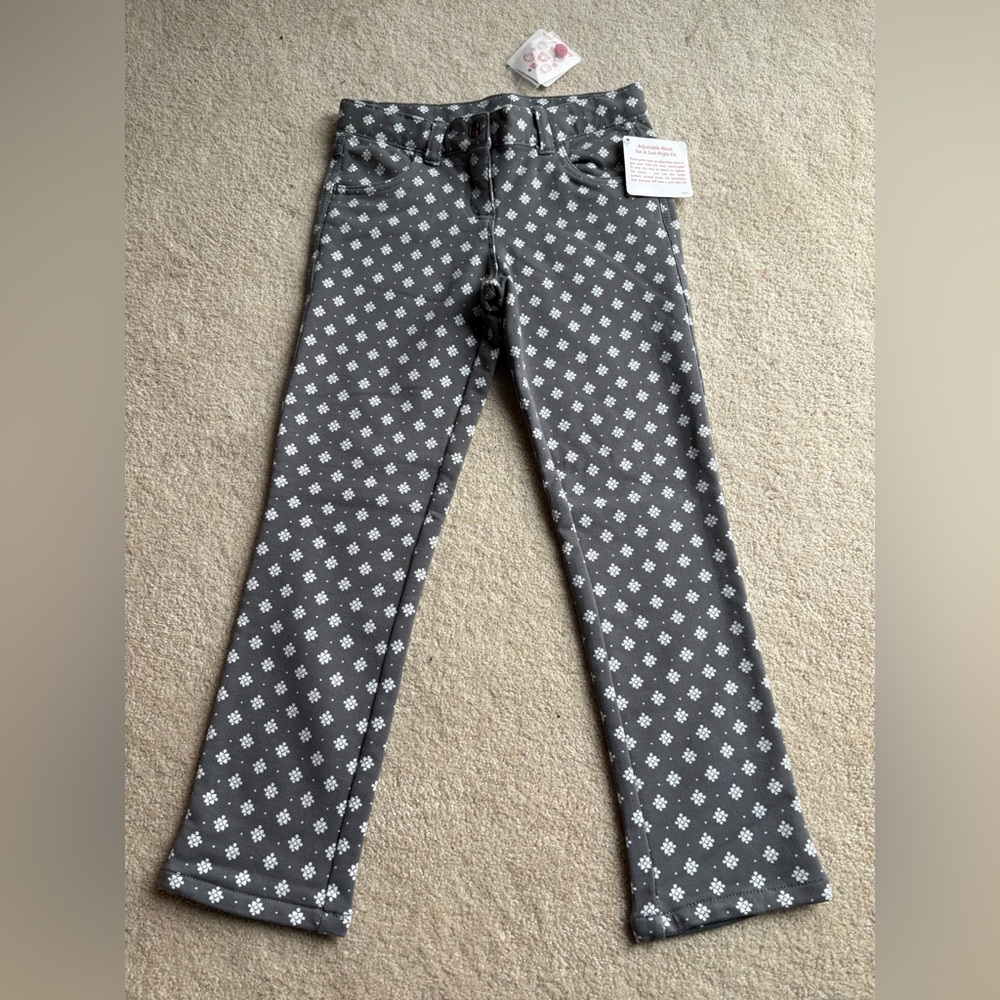 Hanna Andersson Gray Girl Jeans size 120 NEW - Picture 7 of 7